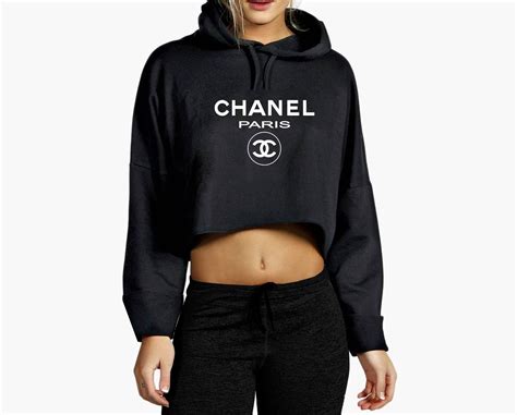 chanel embroidered hoodie|chanel sweatsuit for women.